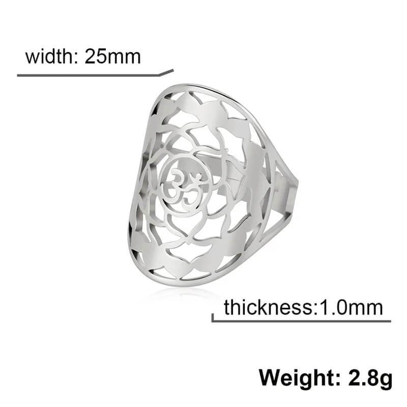 Infinity Om Ring - RIYOVA Jewelry