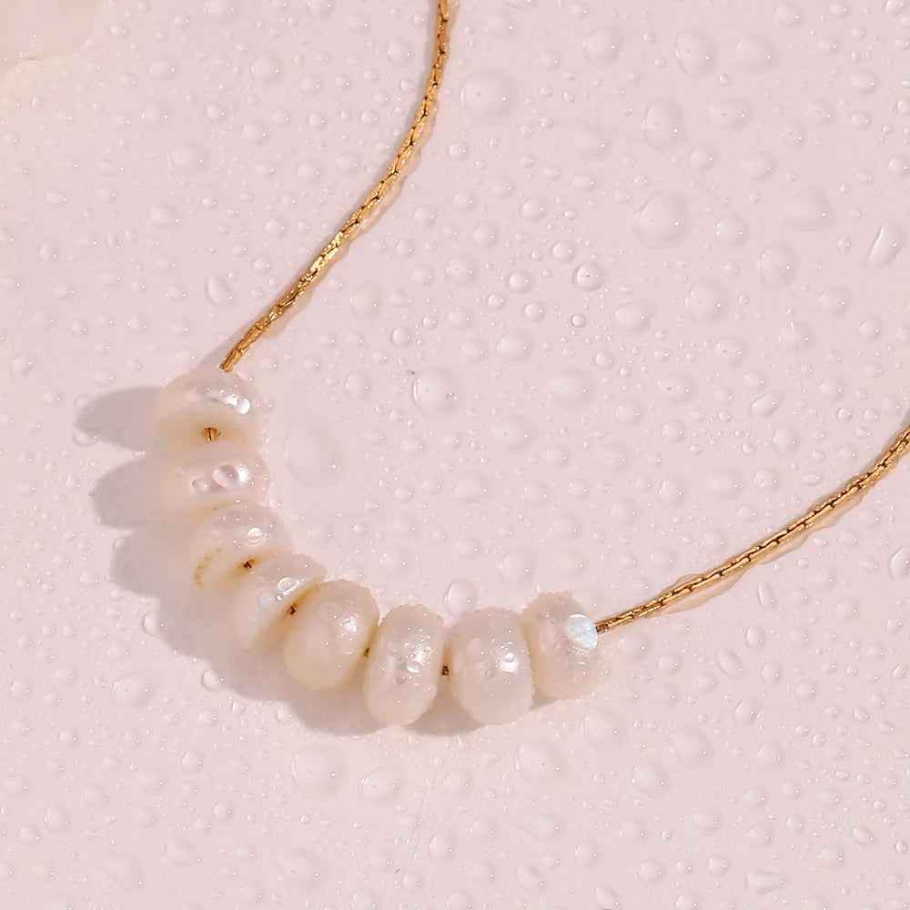 Zaria Pearl Necklace - RIYOVA Jewelry