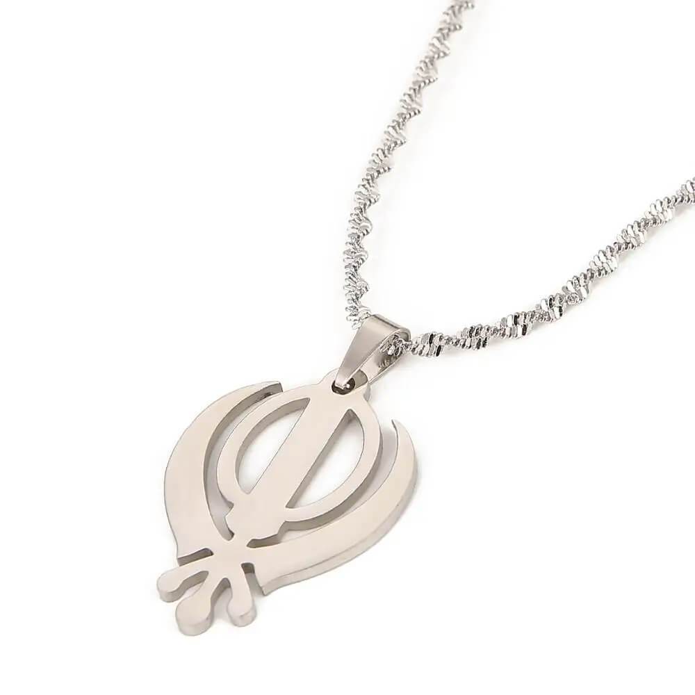 Khanda Sikh Necklace - RIYOVA Jewelry