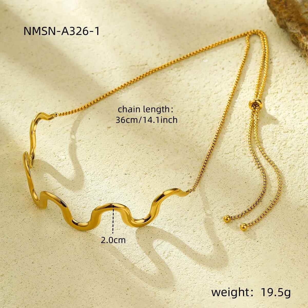 Marina Waves Choker - RIYOVA Jewelry