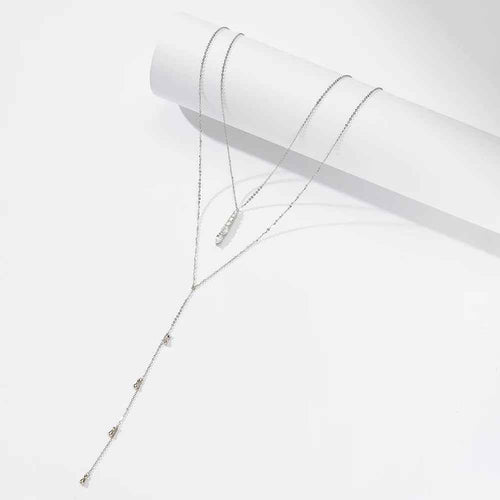 Yasmin Zirconia Necklace - RIYOVA Jewelry