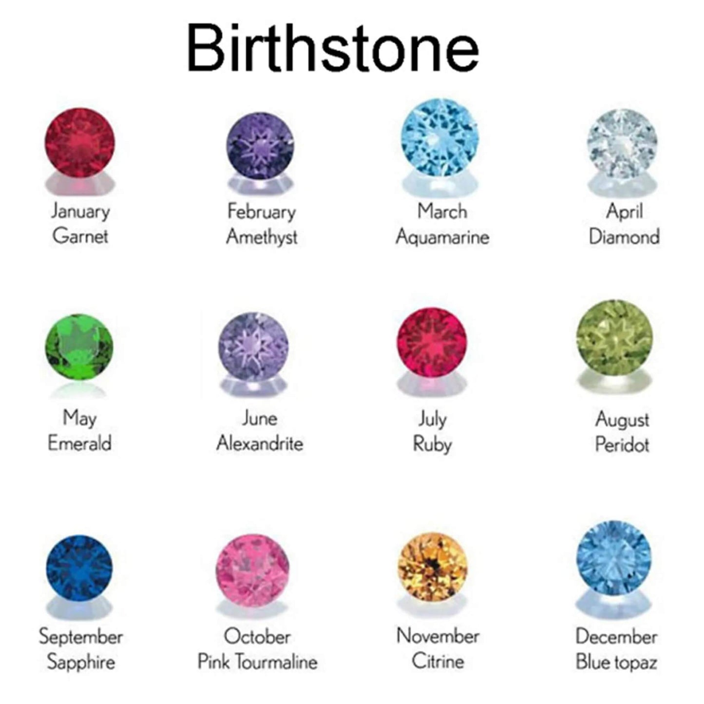 RIYOVA Birthstone Drop Earrings - RIYOVA Jewelry