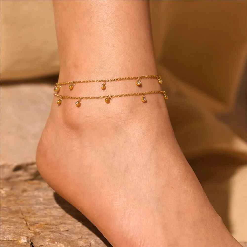 Ella Anklets - RIYOVA Jewelry