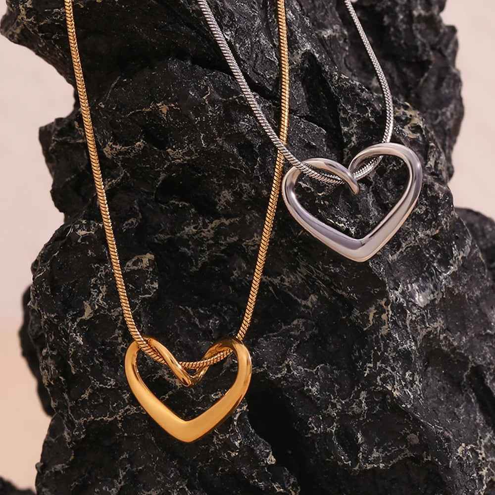 Cordina Heart Necklace - RIYOVA Jewelry