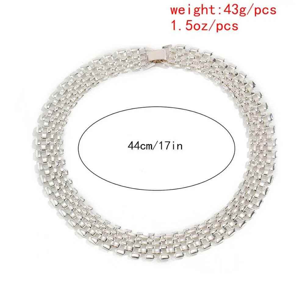 Isabell Rows Choker - RIYOVA Jewelry