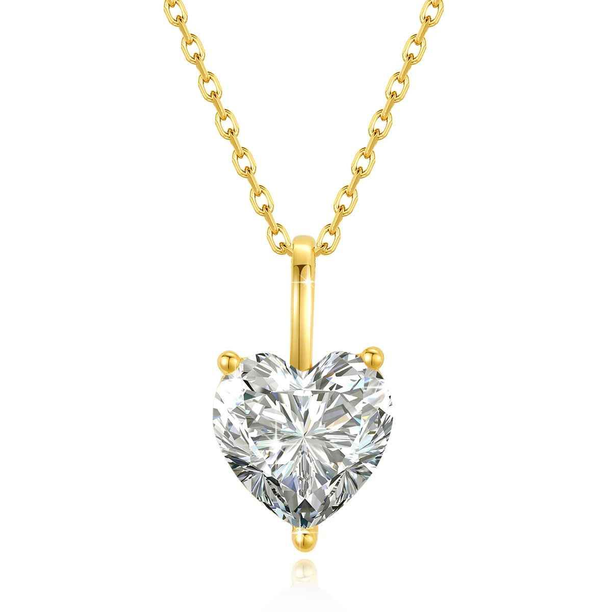 Milena Heart Necklace - RIYOVA Jewelry
