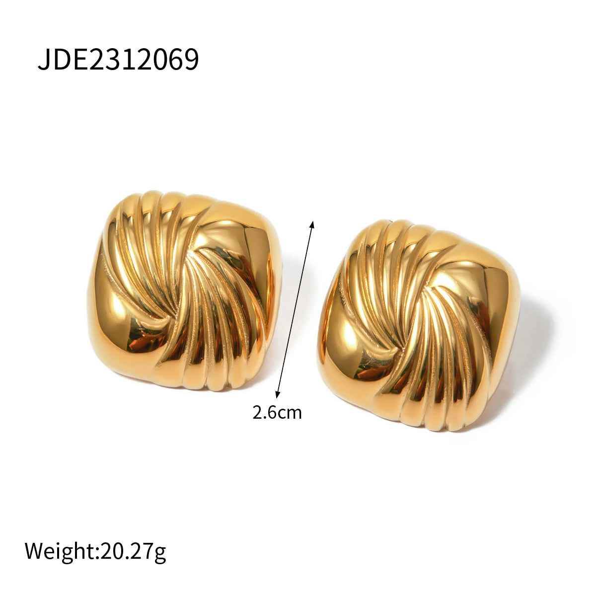 Nila Spiral Earrings - RIYOVA Jewelry