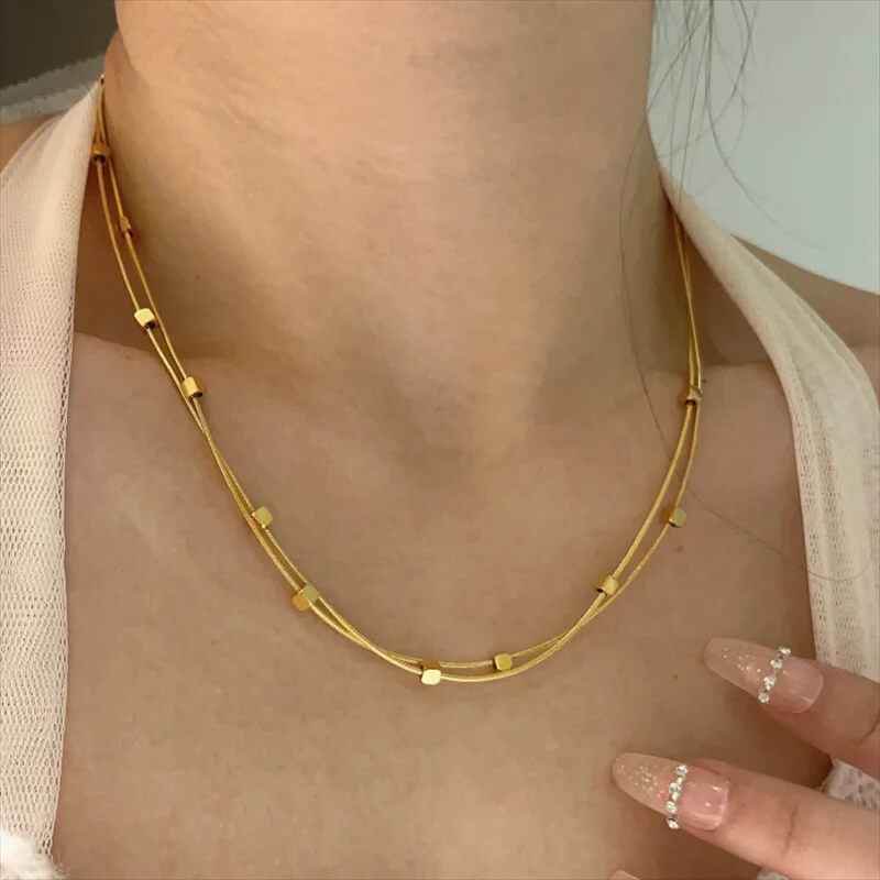 Elena Luxe Necklace - RIYOVA Jewelry