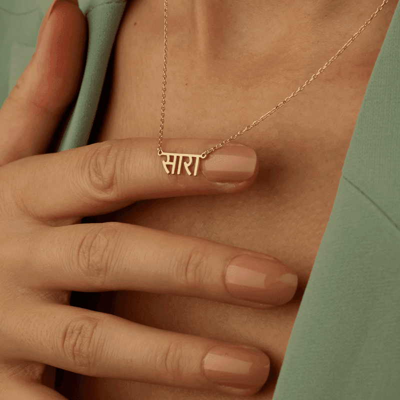 RIYOVA Custom Name Necklace in Any Language - RIYOVA Jewelry