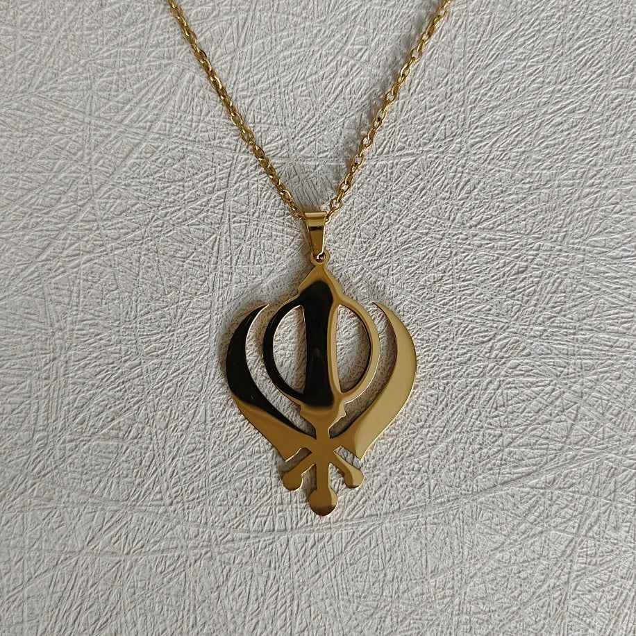 Khanda Aura Necklace - RIYOVA Jewelry