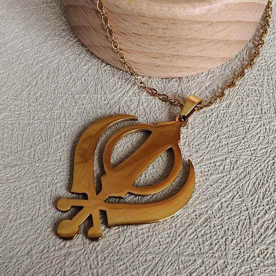 Khanda Aura Necklace - RIYOVA Jewelry