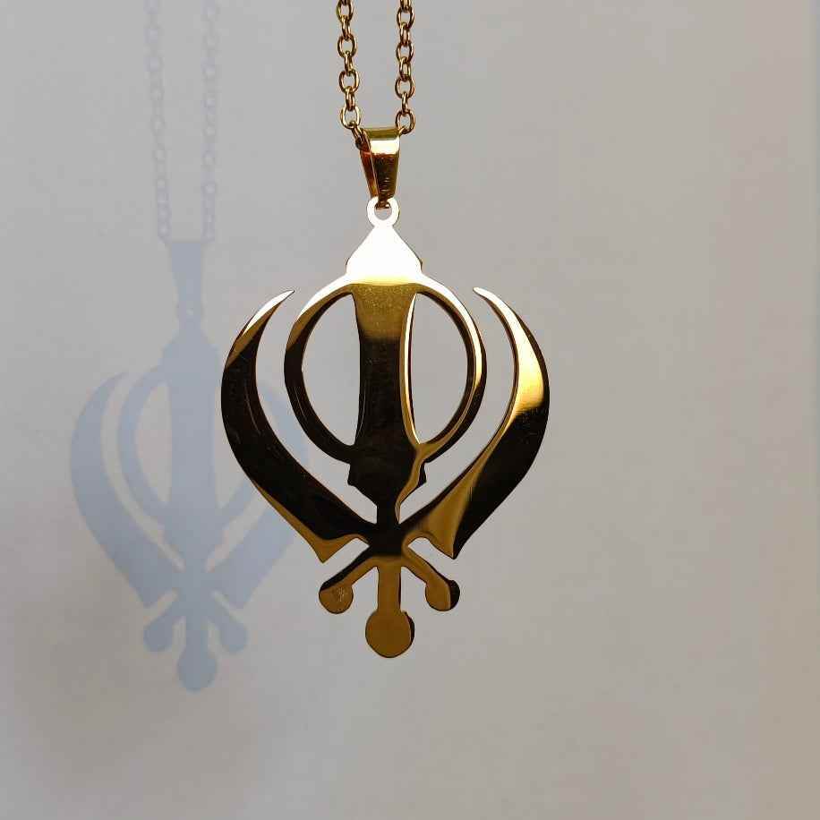 Khanda Aura Necklace - RIYOVA Jewelry