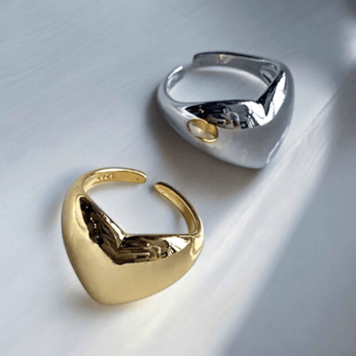 Lustrous Heart Ring - RIYOVA Jewelry