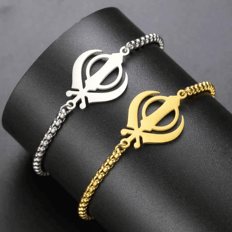 Khalsa Pride Khanda Bracelet - RIYOVA Jewelry