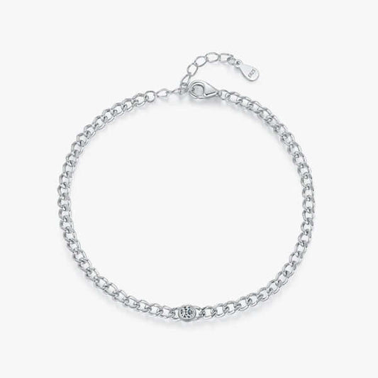 RIYOVA® Moissanite Link Bracelet