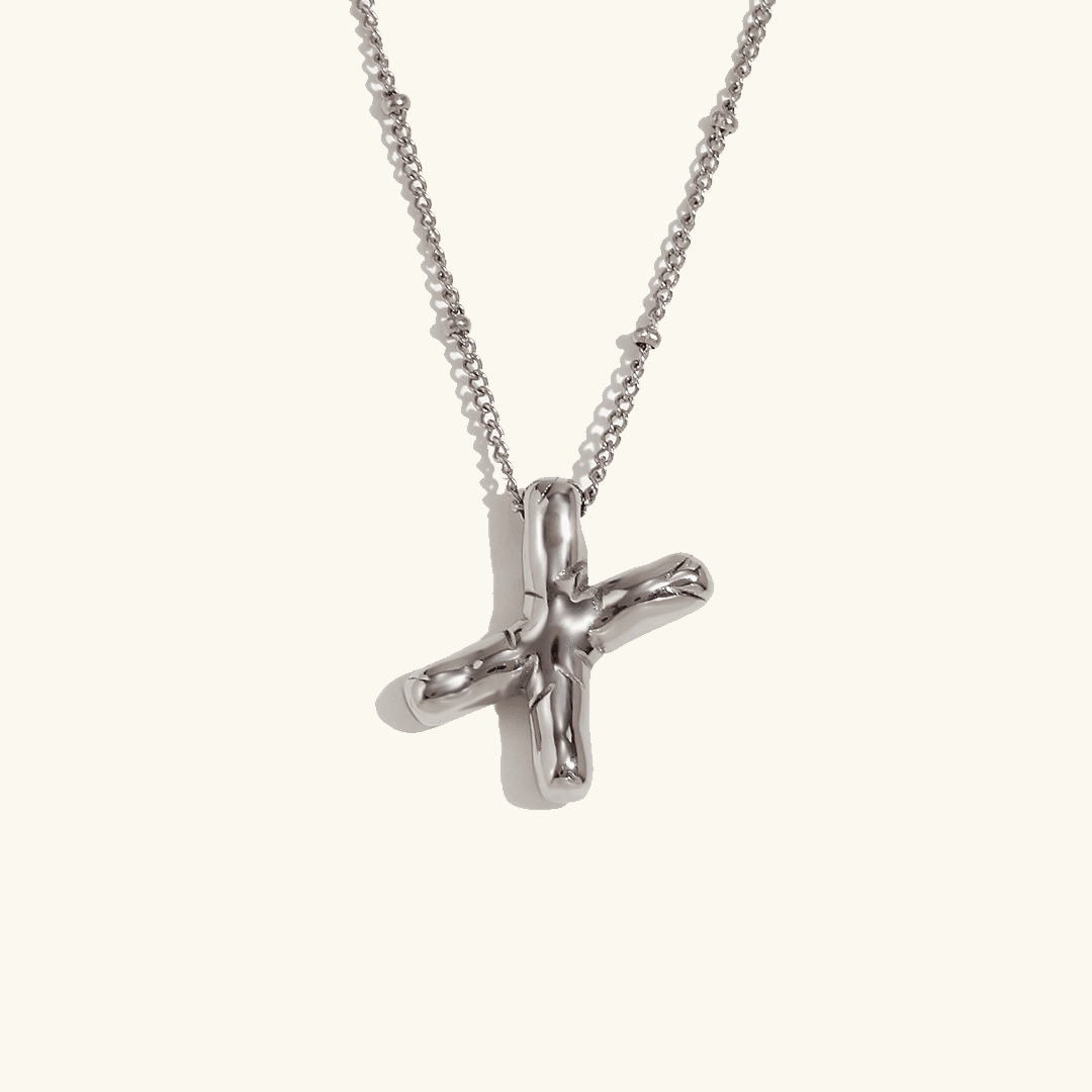 Balloon Initial Pendant Necklace - RIYOVA Jewelry