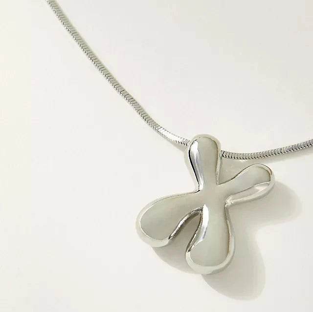 Yumi Bubble Initial Necklace - RIYOVA Jewelry