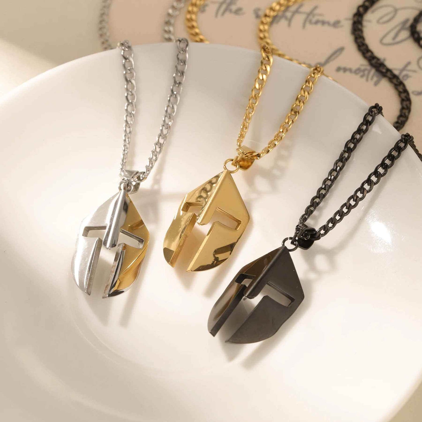 Zeus Thunderbolt Pendant Necklace - RIYOVA Jewelry