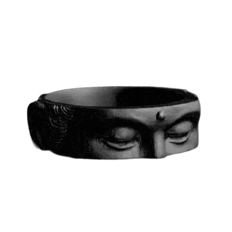 Buddha Serenity Face Ring - RIYOVA Jewelry