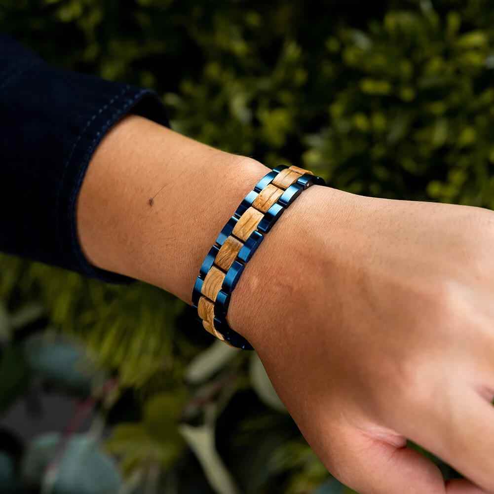 Spruce Wooden Bracelet - RIYOVA Jewelry