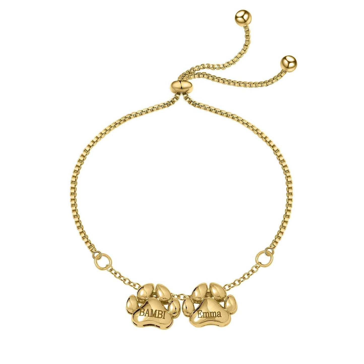 3D Bubble Paw Print Bracelet - RIYOVA Jewelry