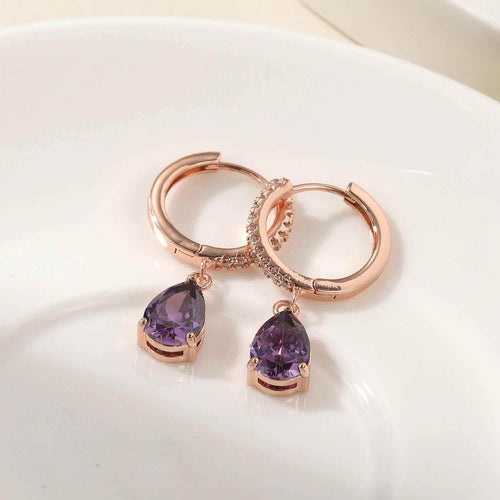 RIYOVA Birthstone Drop Earrings - RIYOVA Jewelry