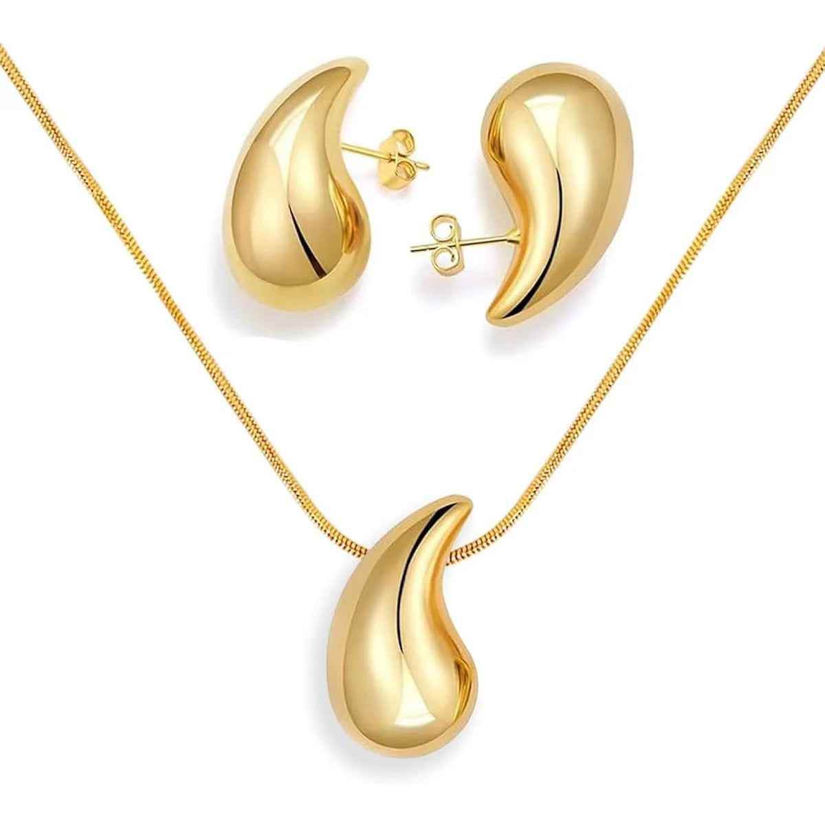 Crystal Drop Jewelry Set - RIYOVA Jewelry