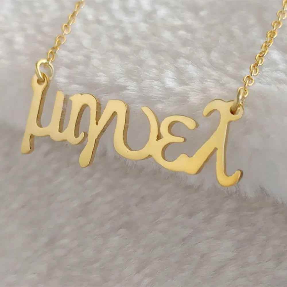 RIYOVA Custom Name Necklace in Any Language - RIYOVA Jewelry