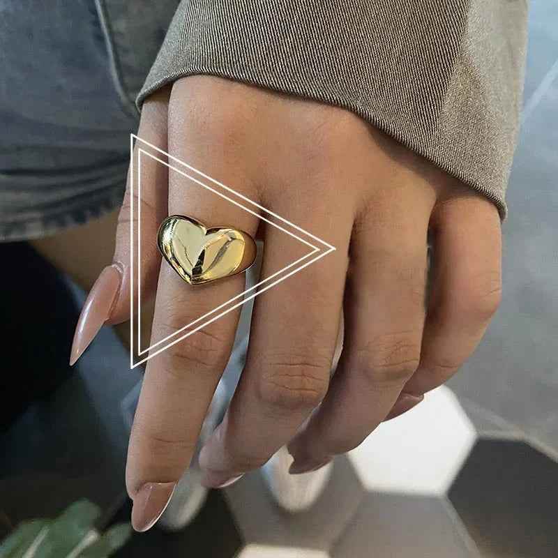 Lustrous Heart Ring - RIYOVA Jewelry