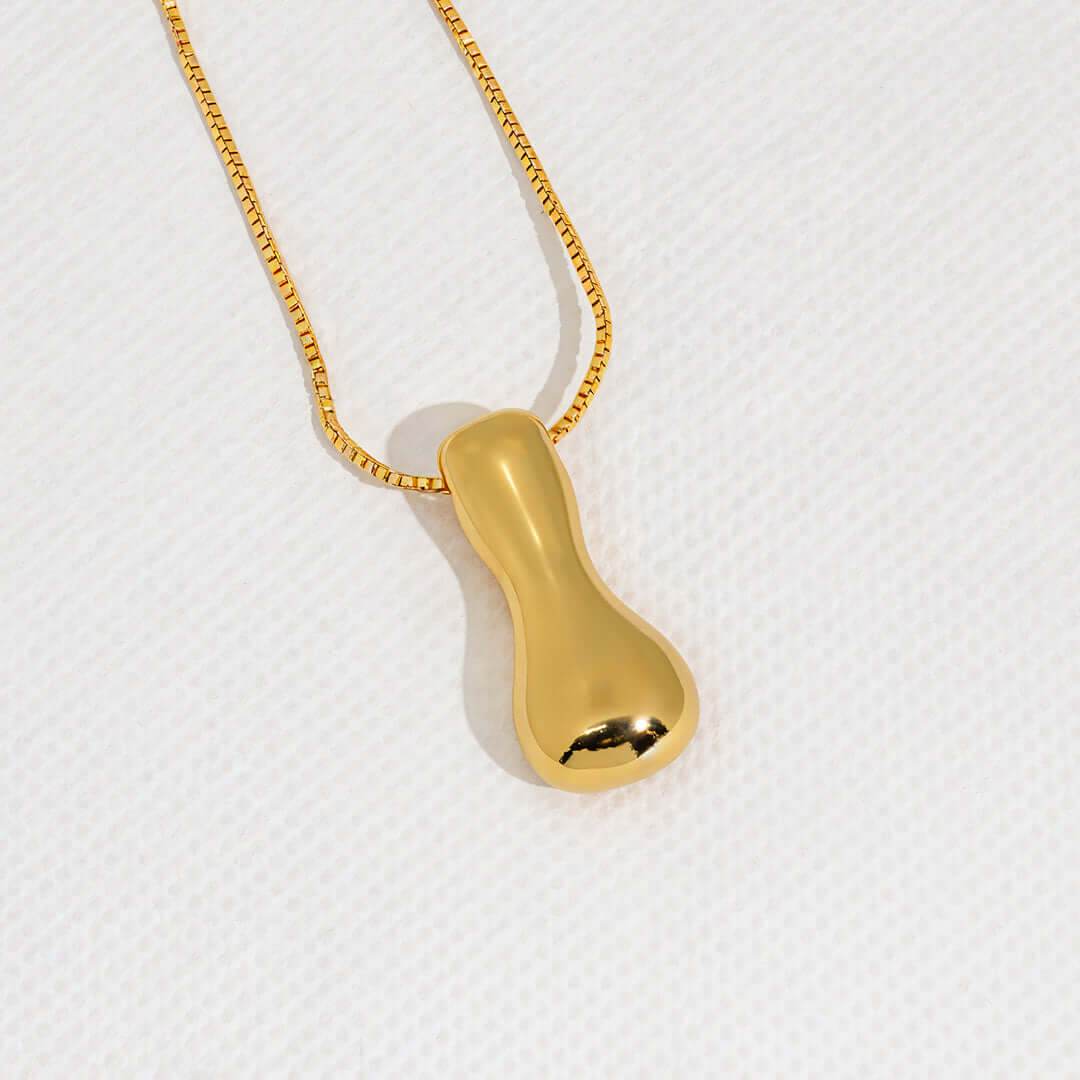 Yumi Bubble Initial Necklace - RIYOVA Jewelry