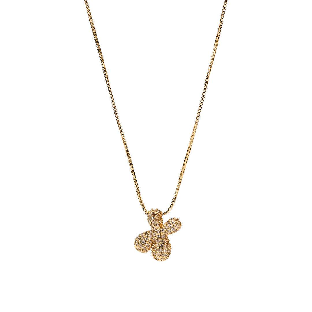 Sia Sparkling Initial Necklace - RIYOVA Jewelry