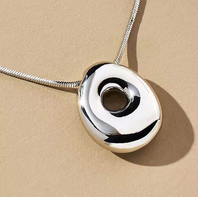 Yumi Bubble Initial Necklace - RIYOVA Jewelry