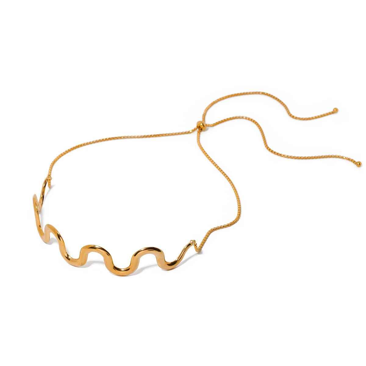 Marina Waves Choker - RIYOVA Jewelry