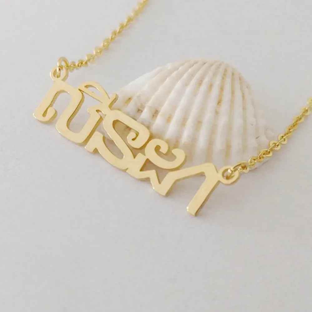 RIYOVA Custom Name Necklace in Any Language - RIYOVA Jewelry