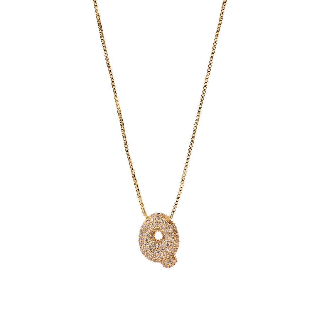 Sia Sparkling Initial Necklace - RIYOVA Jewelry