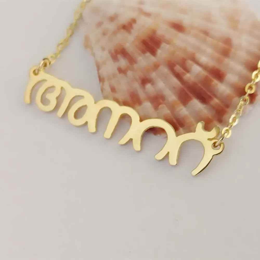 RIYOVA Custom Name Necklace in Any Language - RIYOVA Jewelry