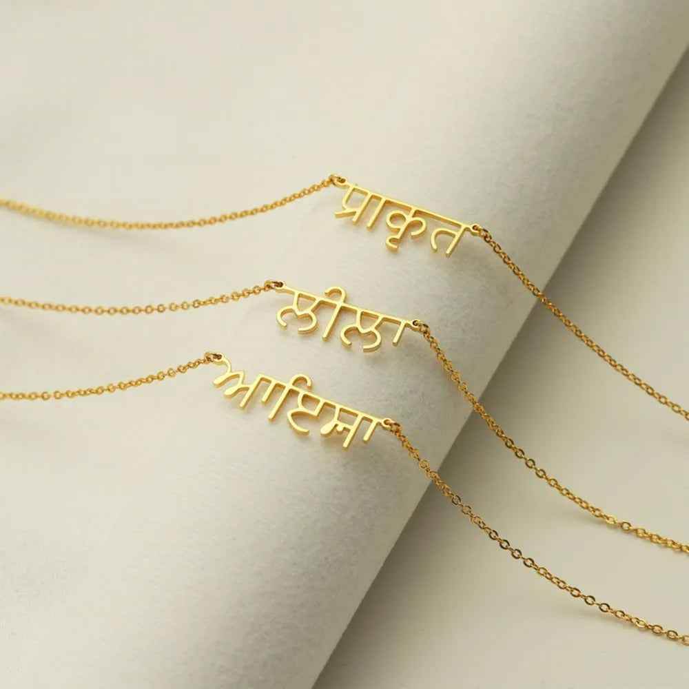 RIYOVA Custom Name Necklace in Any Language - RIYOVA Jewelry
