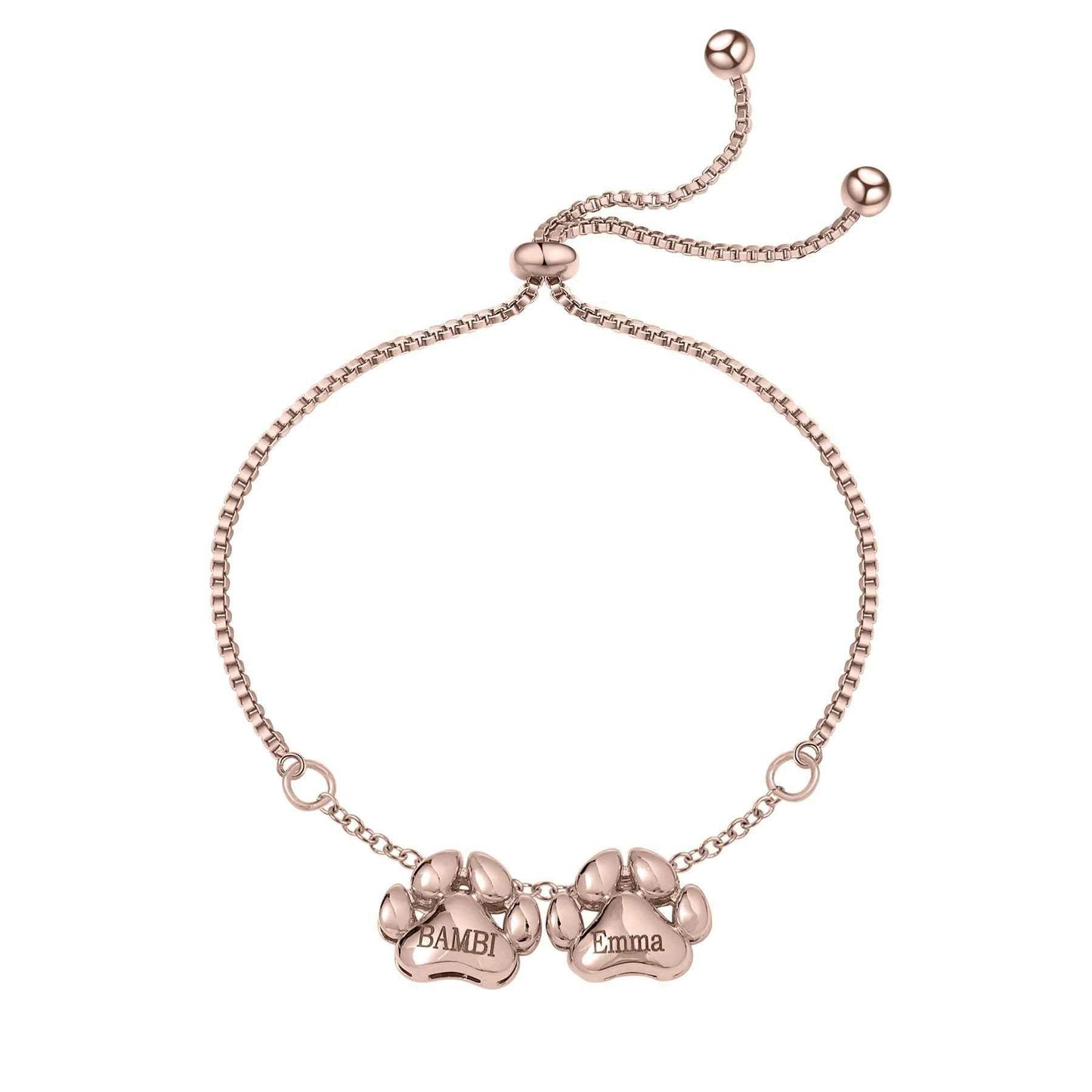 3D Bubble Paw Print Bracelet - RIYOVA Jewelry