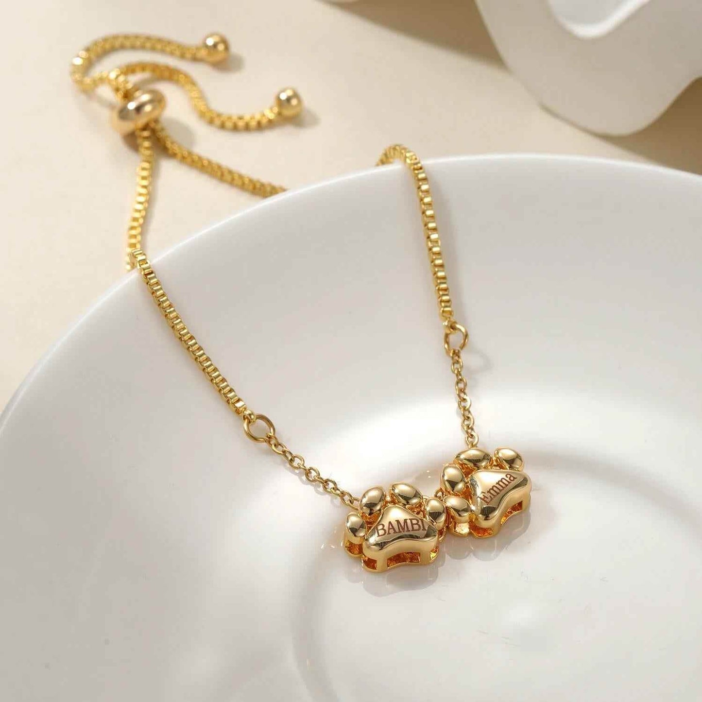 3D Bubble Paw Print Bracelet - RIYOVA Jewelry