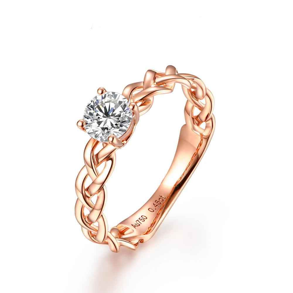 Torsina Moissanite Ring - RIYOVA Jewelry