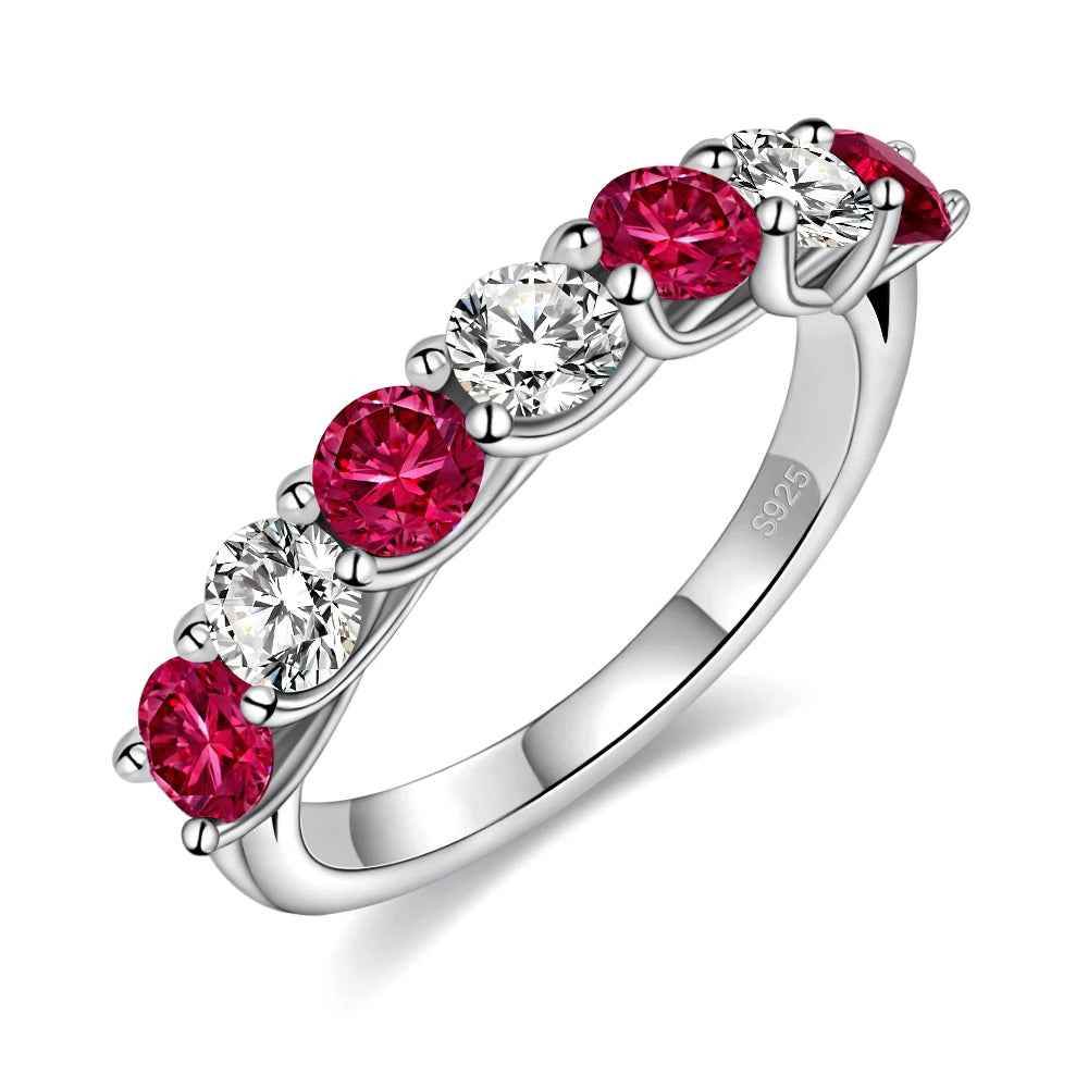 Rubea Moissanite Ring - RIYOVA Jewelry
