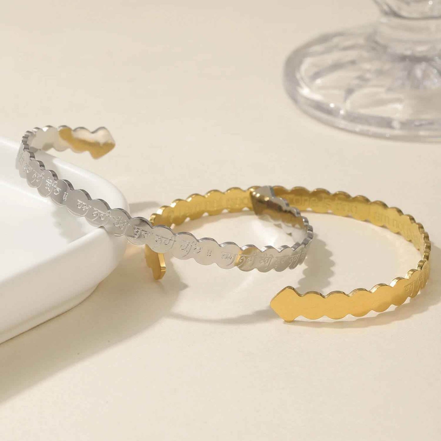 Punjabi Faith Unique Cuff Bracelet - RIYOVA Jewelry