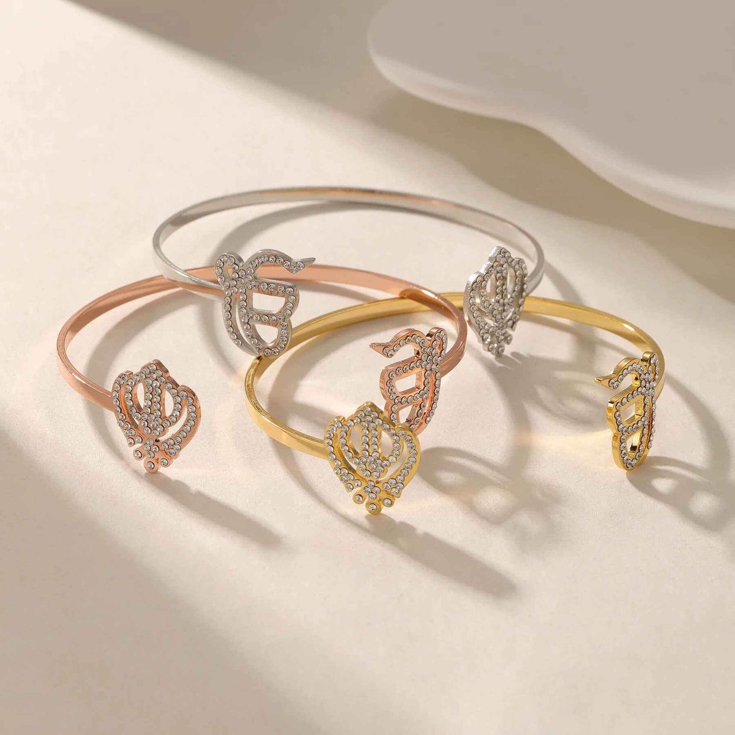 Ek Onkar Khalsa Believer Cuff Bracelet - RIYOVA Jewelry