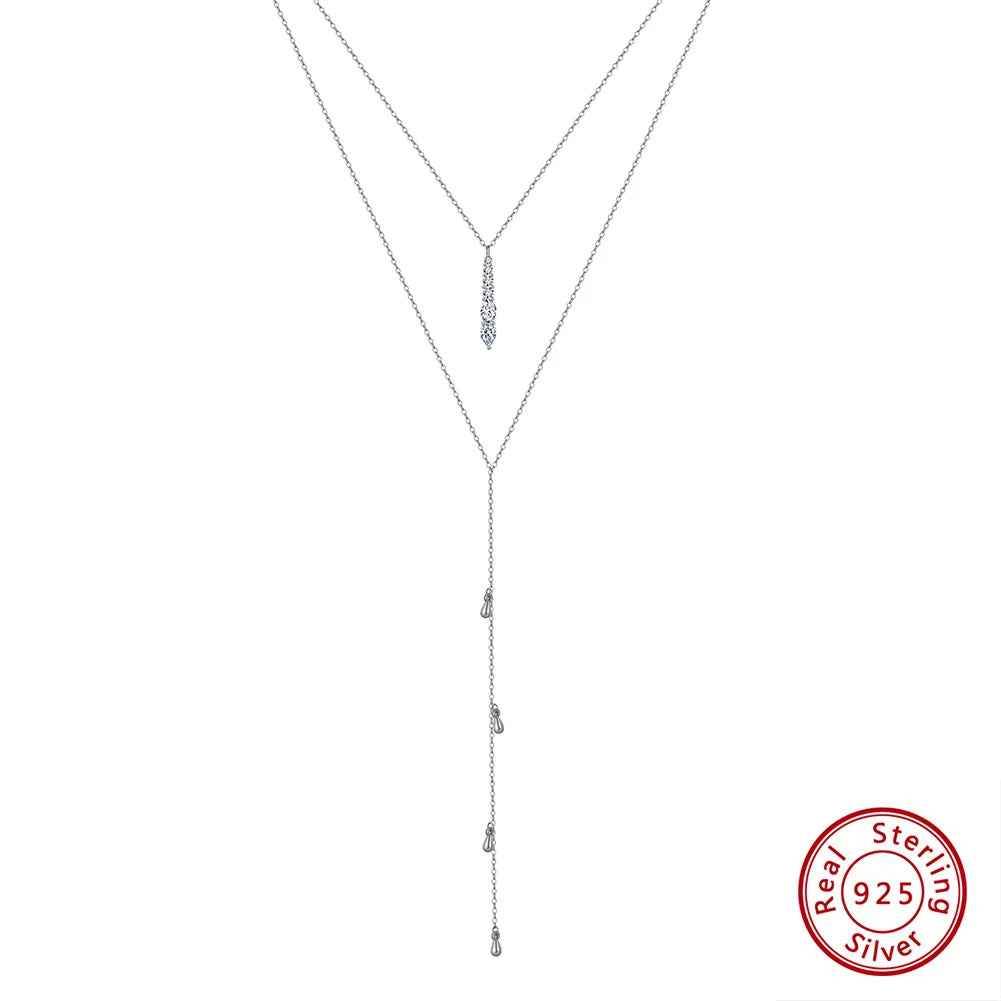 Yasmin Zirconia Necklace - RIYOVA Jewelry