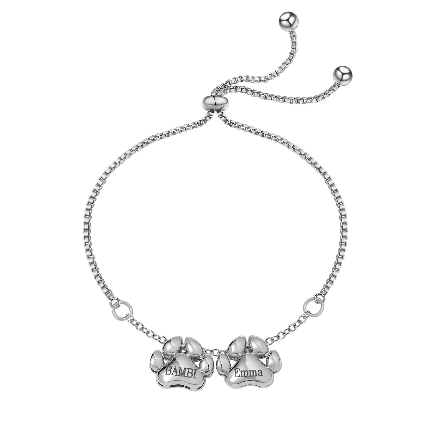3D Bubble Paw Print Bracelet - RIYOVA Jewelry