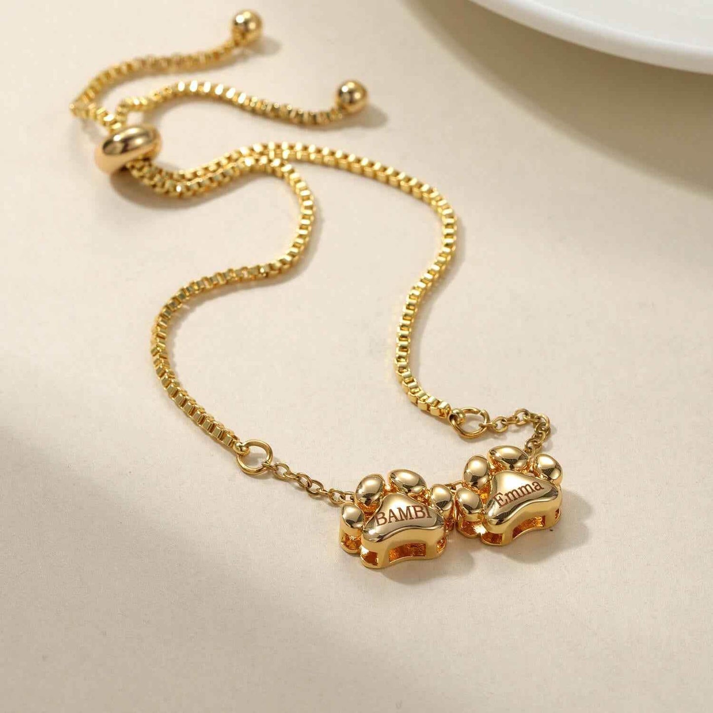 3D Bubble Paw Print Bracelet - RIYOVA Jewelry