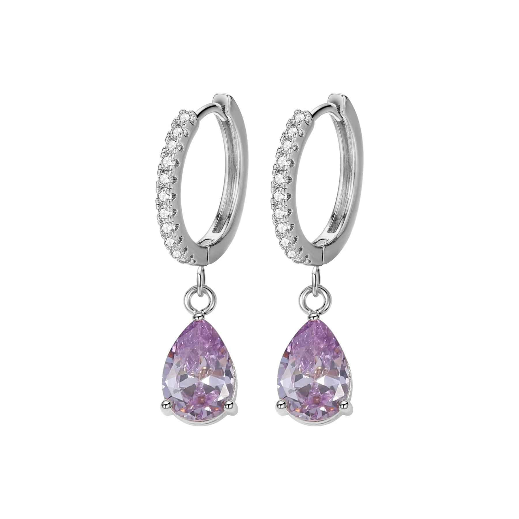 RIYOVA Birthstone Drop Earrings - RIYOVA Jewelry