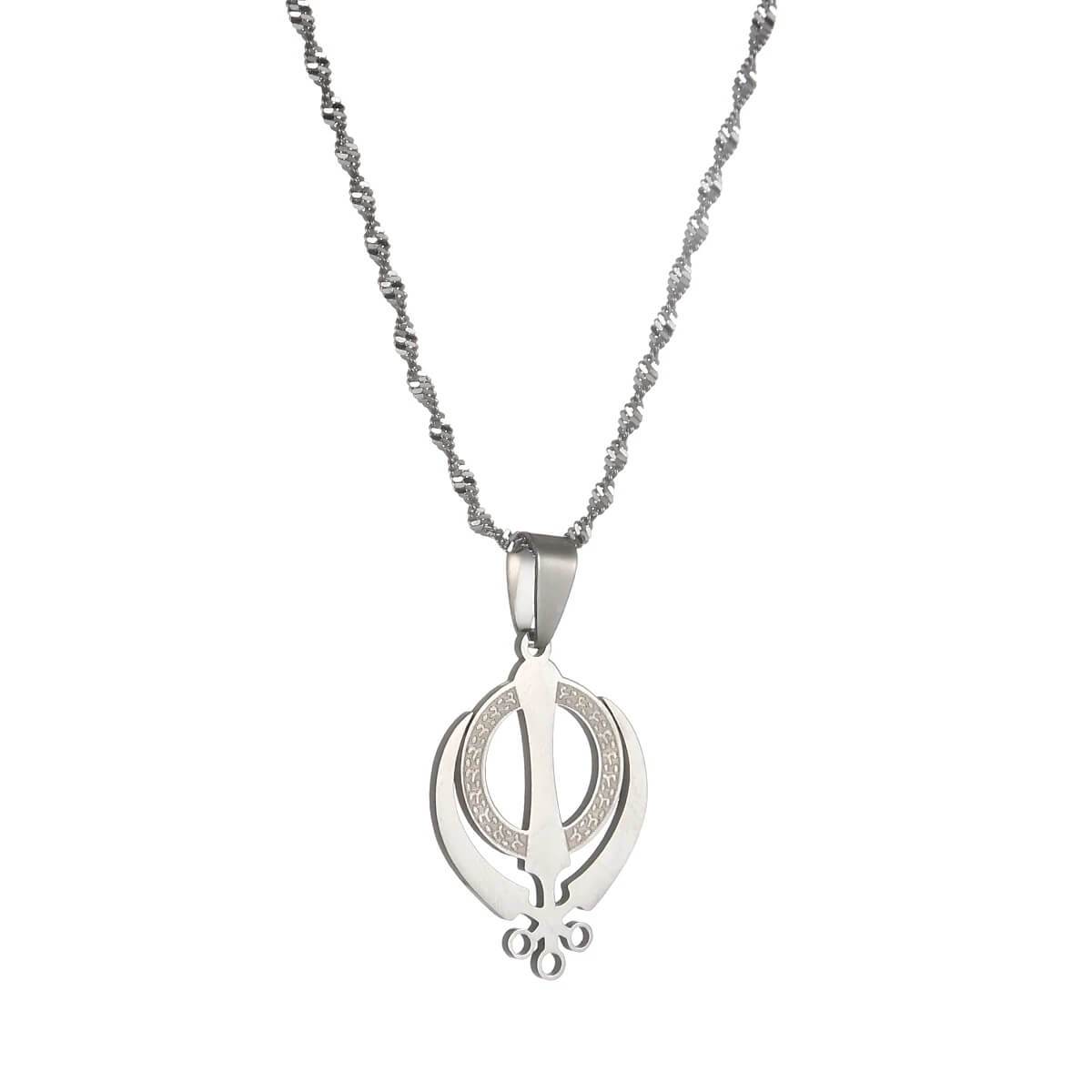 Khanda Faith Necklace - RIYOVA Jewelry