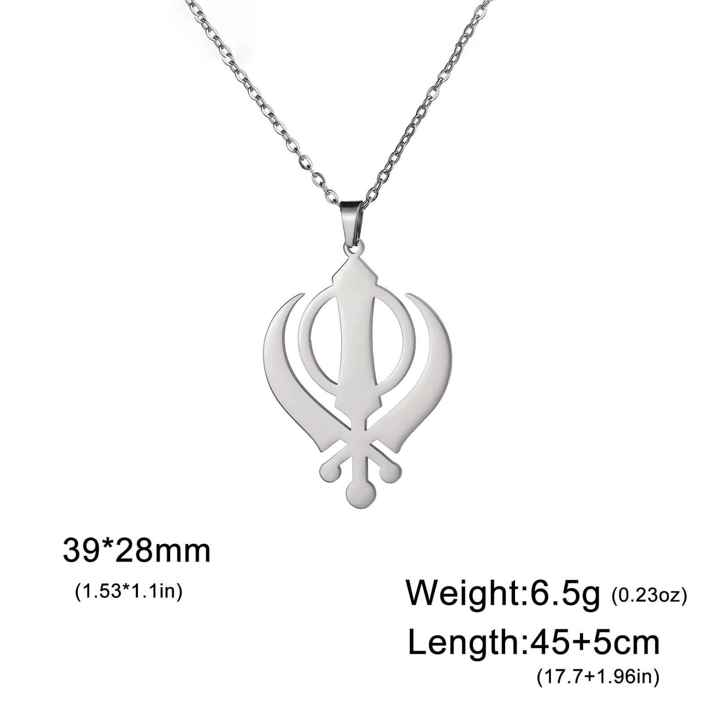 Khanda Aura Necklace - RIYOVA Jewelry