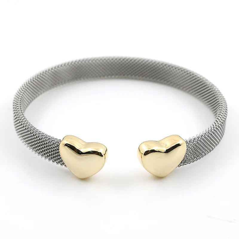 Open Heart Bracelet - RIYOVA Jewelry